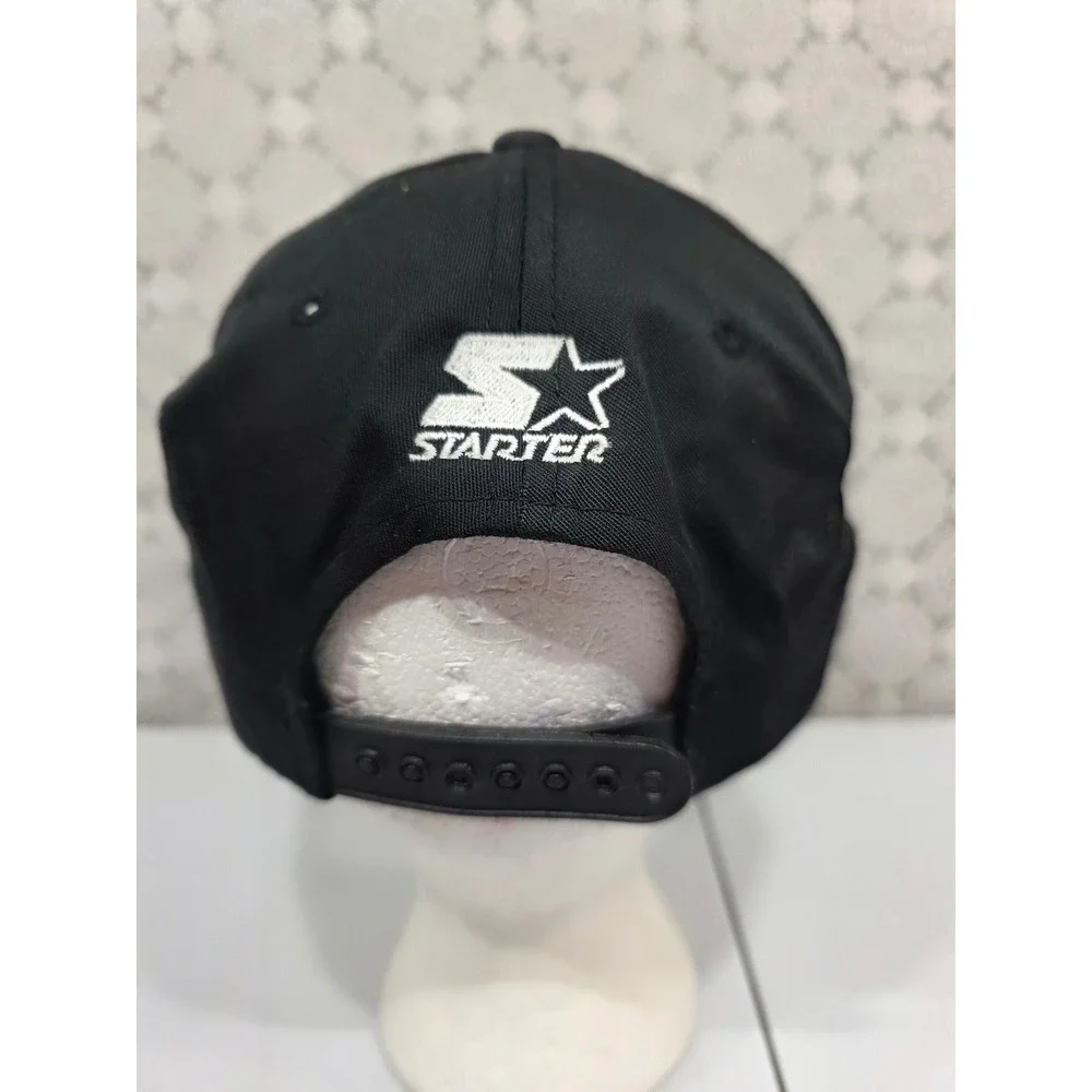 Chicago Bulls 33 Pippen‎ Starter Black Red Embroidered Snapback Hat Cap NBA